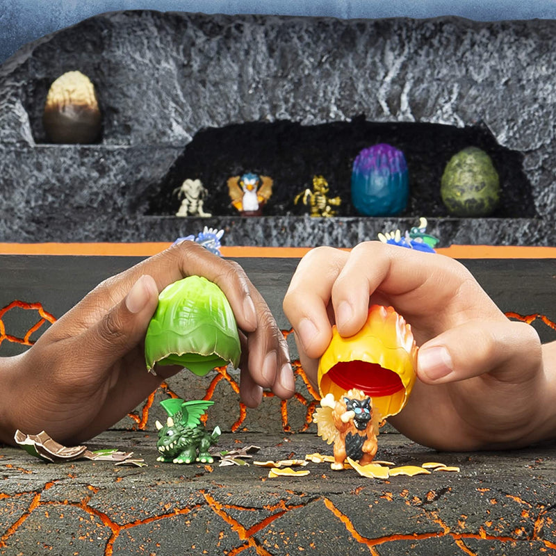 Dragamonz: Dragon Multi 3-Pack - Collectible Figure and Trading Card Game Card Game Spin Master