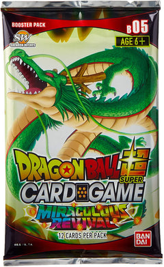 Dragon Ball Super TCG: Miraculous Revival Booster Box - Series 5 - 24 Packs Card Game Bandai Namco