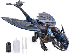 DreamWorks Dragons: Giant Fire Breathing Toothless - 20-Inch Dragon with Fire Breathing Effects and Bioluminescent Color Toys & Games Spin Master
