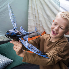 DreamWorks Dragons: Giant Fire Breathing Toothless - 20-Inch Dragon with Fire Breathing Effects and Bioluminescent Color Toys & Games Spin Master
