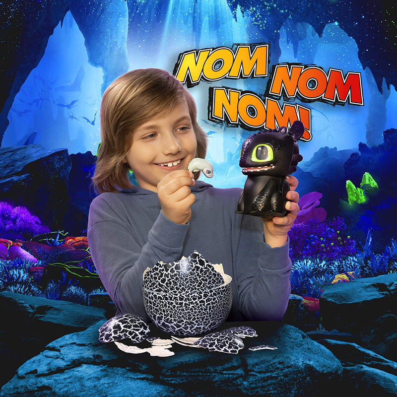 DreamWorks How To Train Your Dragon: The Hidden World - Hatching Toothless Interactive Baby Dragon Toys & Games Spin Master