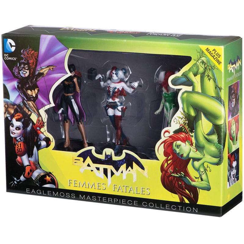 Eaglemoss DC Masterpiece Collection #2: Femme Fatales Figurine Set - Batgirl, Harley Quinn, Poison Ivy Toys & Games Eaglemoss