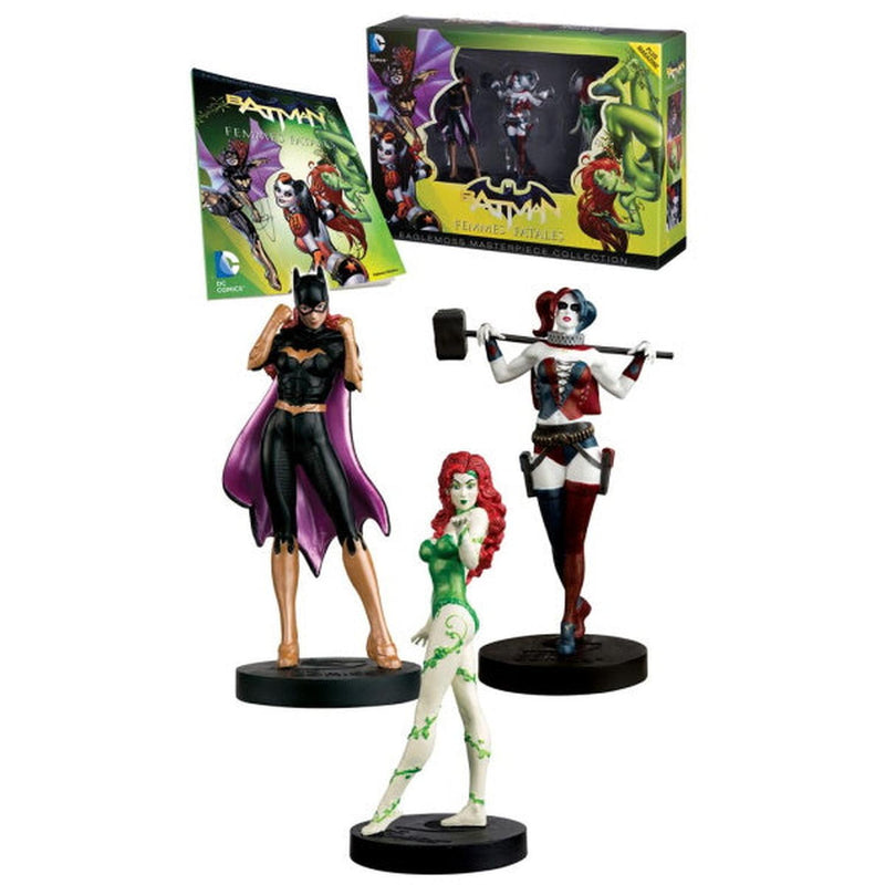 Eaglemoss DC Masterpiece Collection #2: Femme Fatales Figurine Set - Batgirl, Harley Quinn, Poison Ivy Toys & Games Eaglemoss