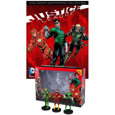 Eaglemoss DC Masterpiece Collection: Justice League Figurine Set - Flash, Green Lantern, Green Arrow Toys & Games Eaglemoss