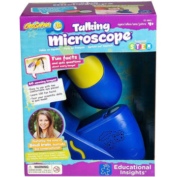 Educational Insights GeoSafari Jr. Talking Microscope Featuring Bindi Irwin Toys & Games Educational Insights