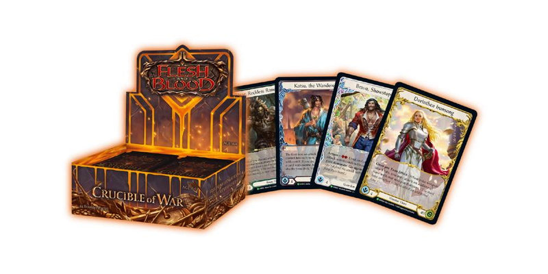 Flesh and Blood TCG: Crucible of War Unlimited Booster Box - 24 Packs Card Game Legend Story Studios