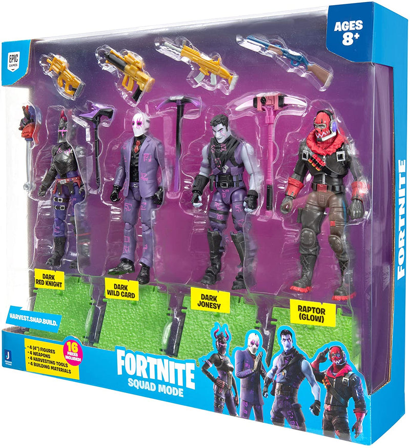 Fortnite Squad Mode 4-Figure Pack, Series 5 - Weapons Included Toys & Games Jazwares