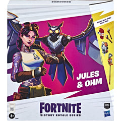 Fortnite Victory Royale Series: Jules and Ohm Deluxe Pack 6-Inch Collectible Action Figures with Accessories Toys & Games Hasbro