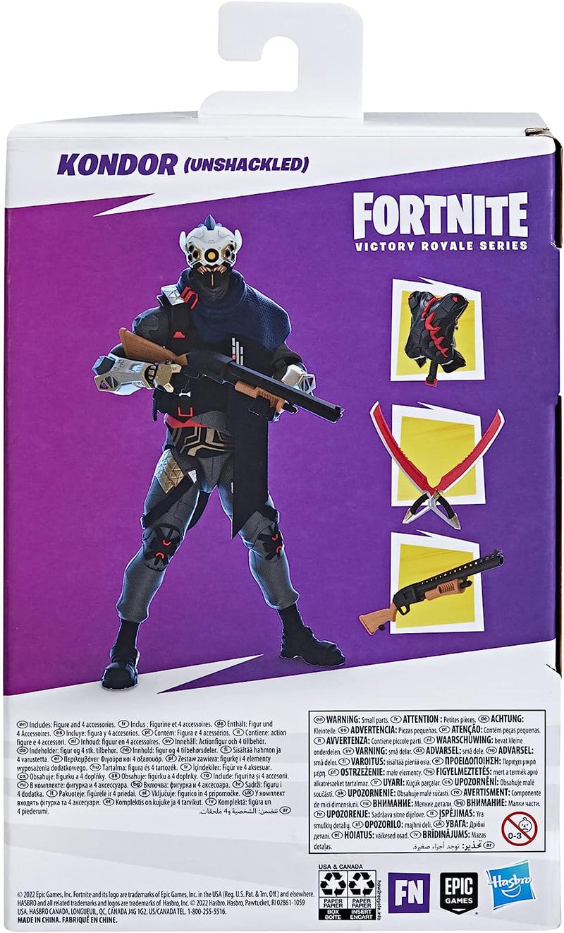 Fortnite Victory Royale Series: Kondor (Unshackled) 6-Inch Collectible Action Figure with Accessories Toys & Games Hasbro
