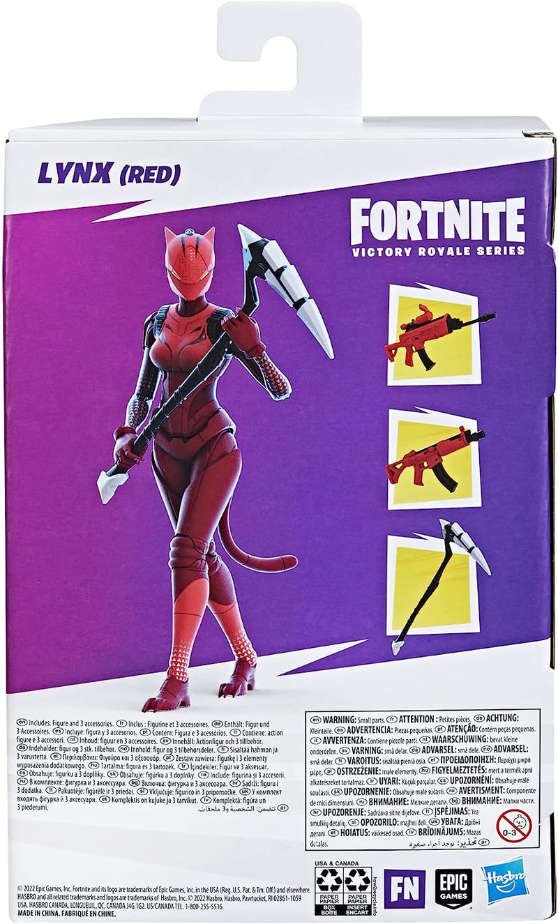 Fortnite Victory Royale Series: Lynx (Red) 6-Inch Collectible Action Figure with Accessories Toys & Games Hasbro