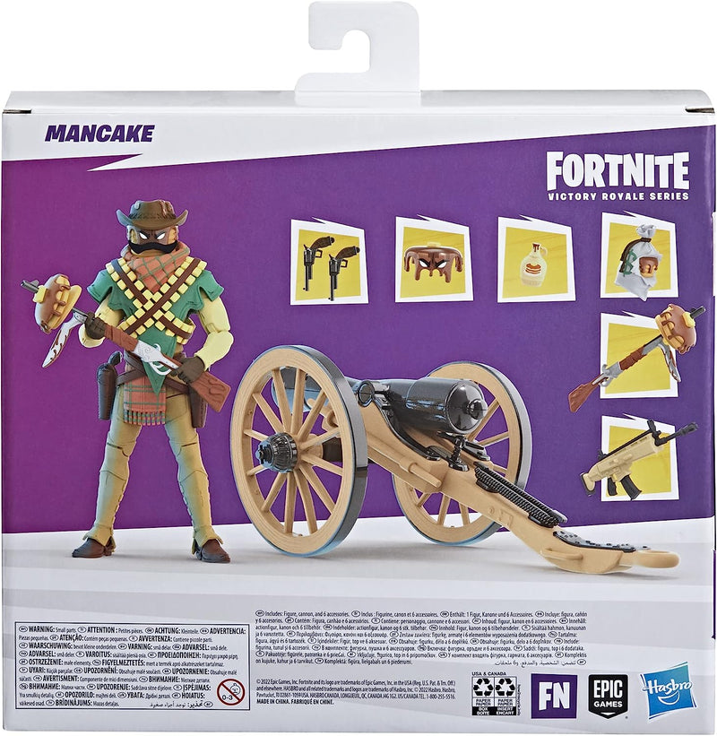 Fortnite Victory Royale Series: Mancake Deluxe Pack 6-Inch Collectible Action Figure with Accessories Toys & Games Hasbro