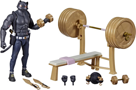 Fortnite Victory Royale Series: Meowscles (Shadow) Deluxe Pack 6-Inch Collectible Action Figure with Accessories Toys & Games Hasbro