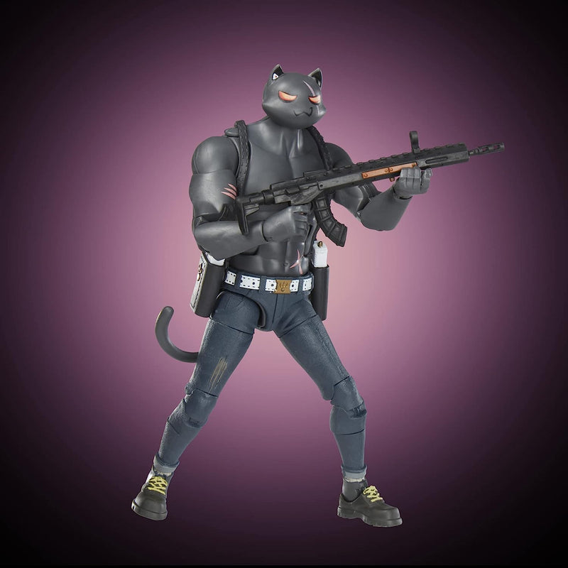Fortnite Victory Royale Series: Meowscles (Shadow) Deluxe Pack 6-Inch Collectible Action Figure with Accessories Toys & Games Hasbro