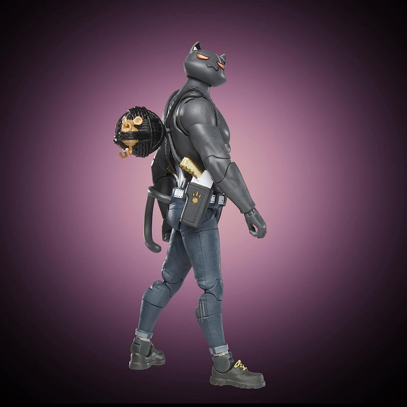 Fortnite Victory Royale Series: Meowscles (Shadow) Deluxe Pack 6-Inch Collectible Action Figure with Accessories Toys & Games Hasbro