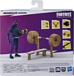 Fortnite Victory Royale Series: Meowscles (Shadow) Deluxe Pack 6-Inch Collectible Action Figure with Accessories Toys & Games Hasbro