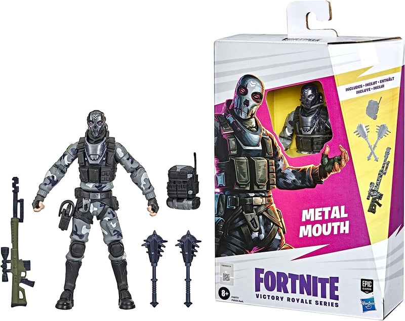 Fortnite Victory Royale Series: Metal Mouth 6-Inch Collectible Action Figure with Accessories Toys & Games Hasbro