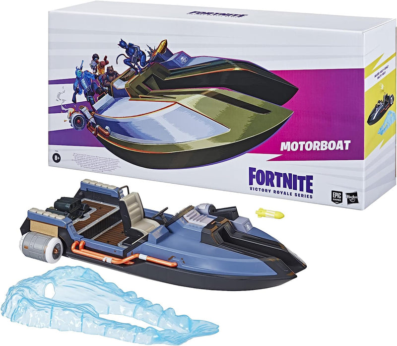Fortnite Victory Royale Series: Motorboat Deluxe 19.6-Inch Collectible Vehicle with Accessories Toys & Games Hasbro