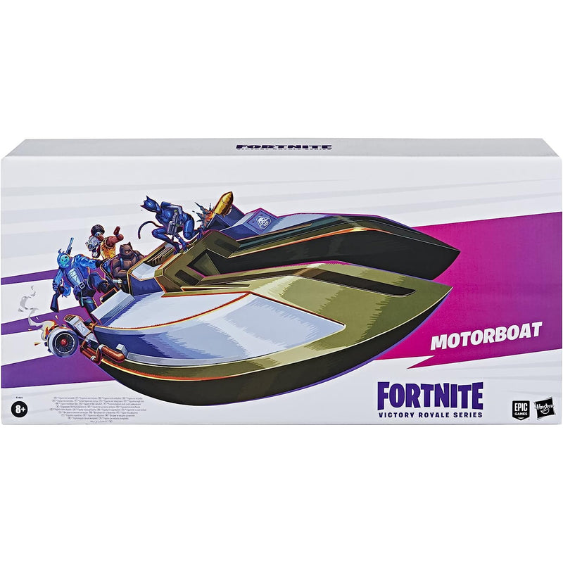 Fortnite Victory Royale Series: Motorboat Deluxe 19.6-Inch Collectible Vehicle with Accessories Toys & Games Hasbro