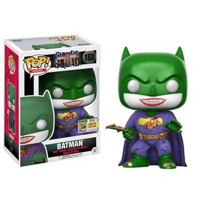 Funko POP! Heroes: Suicide Squad - Joker Batman - SDCC Exclusive Toys & Games Funko