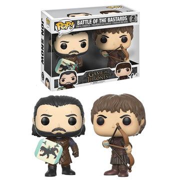 Funko POP! - Game of Thrones: Battle of the Bastards - Jon Snow & Ramsay Bolton Toys & Games Funko