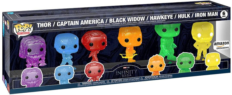 Funko POP! Artist Series: Marvel Infinity Saga - The Avengers 6 Pack Toys & Games Funko