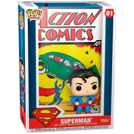 Funko POP! Comic Covers: DC - Superman Action Comics Vinyl Figure Toys & Games Funko