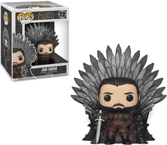 Funko POP! Deluxe: Game of Thrones - Jon Snow on the Iron Throne Vinyl Figure Toys & Games Funko