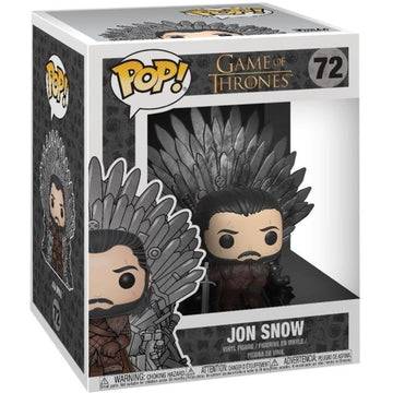Funko POP! Deluxe: Game of Thrones - Jon Snow on the Iron Throne Vinyl Figure Toys & Games Funko
