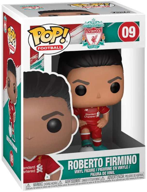 Funko POP! Football: Liverpool - Roberto Firmino Vinyl Figure #9 Toys & Games Funko