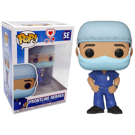 Funko POP! Heroes: Front Line Worker - Male Hospital Worker Vinyl Figure Toys & Games Funko