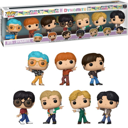 Funko POP! Rocks: BTS Dynamite - 7-Pack of Vinyl Figures - Walmart Exclusive Toys & Games Funko