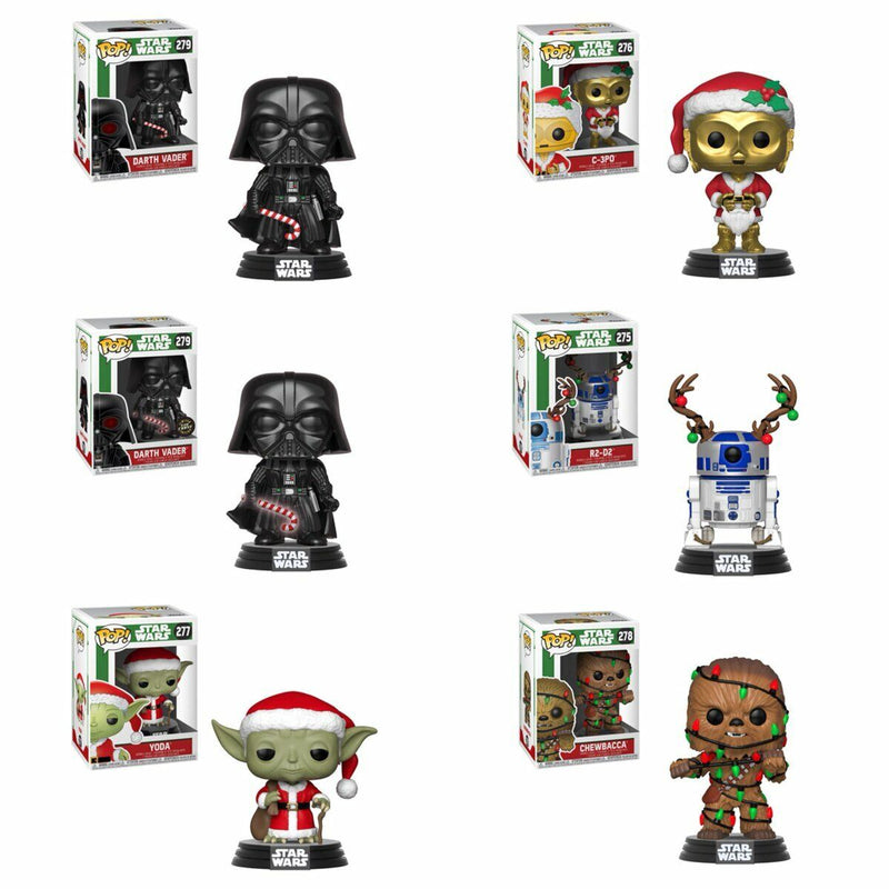 Funko POP! Star Wars: Holiday Santa Yoda Bobblehead #277 Toys & Games Funko