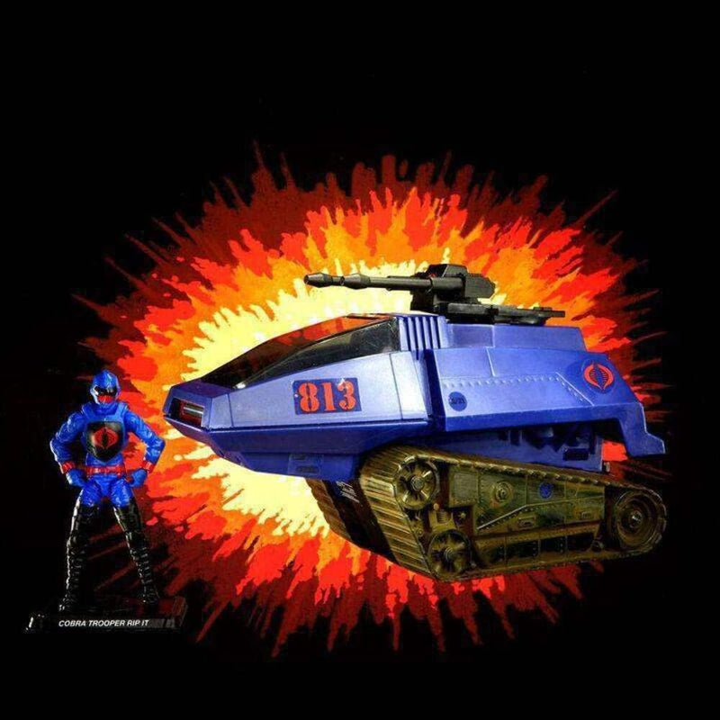 G.I. Joe Retro Collection Cobra H.I.S.S. III Toy Vehicle 3.75-Inch Rip It Action Figure Toys & Games Hasbro