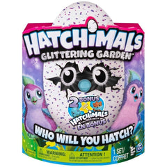 Hatchimals: Glittering Garden - Sparkly Pink / Purple Penguala Egg Toys & Games Spin Master