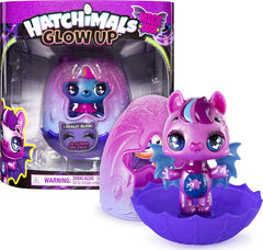 Hatchimals: Glow Up - 3-inch Magic Dusk Collectible Figures with Glow-in-the-Dark Wings Toys & Games Spin Master