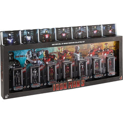 Hot Toys Iron Man 3 Iron Man Hall of Armor Minature Collectible - 7-Piece Set Toys & Games Hot Toys