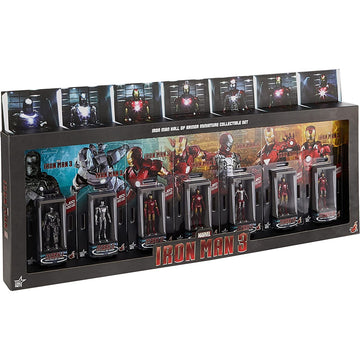 Hot Toys Iron Man 3 Iron Man Hall of Armor Minature Collectible - 7-Piece Set Toys & Games Hot Toys