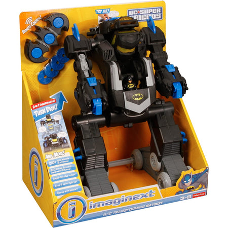 Fisher-Price Imaginext DC Super Friends RC Transforming Batbot Toys & Games Fisher Price