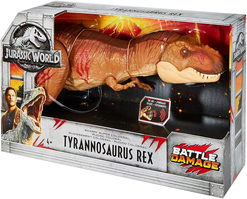 Jurassic World: Roarin' Super Colossal Tyrannosaurus Rex Toys & Games Mattel