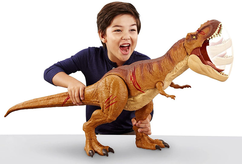 Jurassic World: Roarin' Super Colossal Tyrannosaurus Rex Toys & Games Mattel