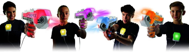 Laser X Revolution Real Life Laser Gaming Experience Laser Tag Set For 4 Players Toys & Games LASER X