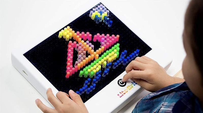 Lite Brite Magic Screen Deluxe Edition Toys & Games Basic Fun