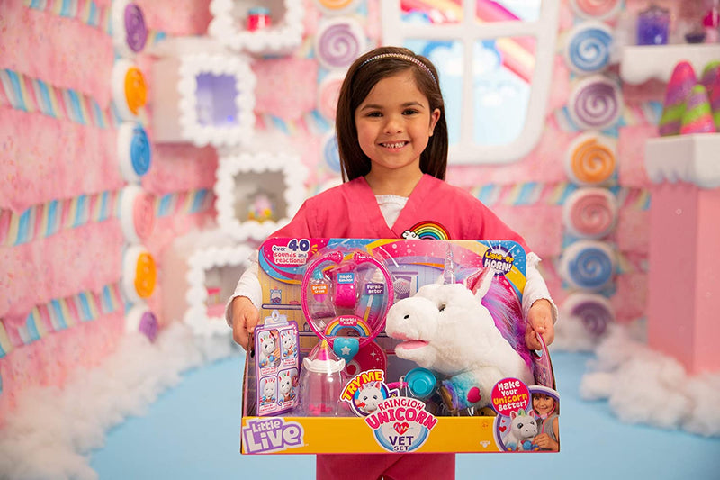 Little Live Rainglow Unicorn Vet Set Toys & Games Moose Toys