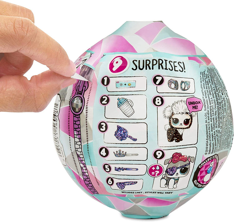 L.O.L. Surprise! Fluffy Pets Winter Disco Series with Removable Fur Toys & Games LoL Surprise