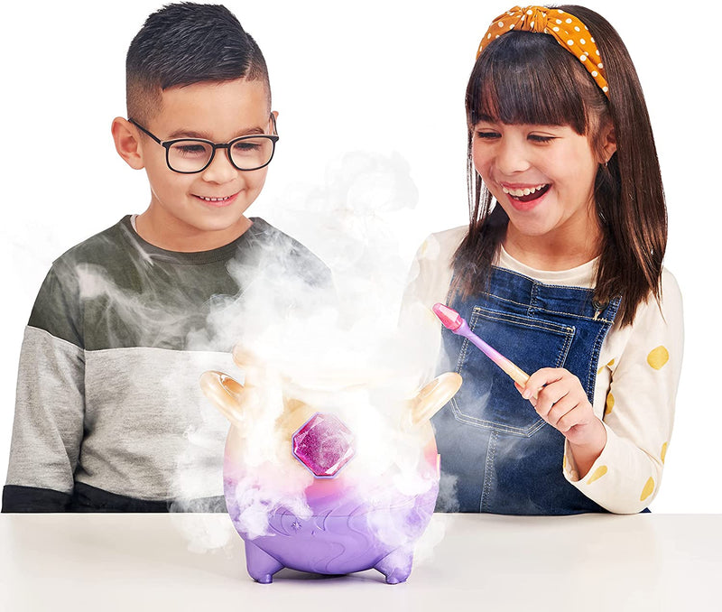 Magic Mixies Magical Misting Cauldron with Interactive 8 inch Pink Plush Toy and 50+ Sounds and Reactions Toys & Games Magic Mixies