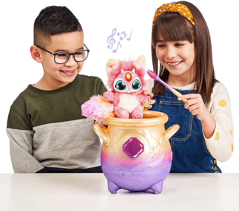 Magic Mixies Magical Misting Cauldron with Interactive 8 inch Pink Plush Toy and 50+ Sounds and Reactions Toys & Games Magic Mixies