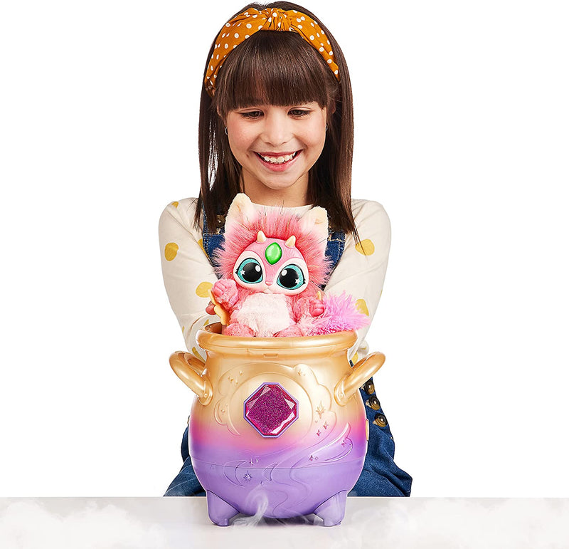 Magic Mixies Magical Misting Cauldron with Interactive 8 inch Pink Plush Toy and 50+ Sounds and Reactions Toys & Games Magic Mixies