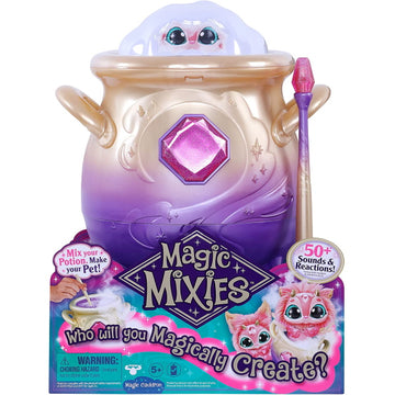 Magic Mixies Magical Misting Cauldron with Interactive 8 inch Pink Plush Toy and 50+ Sounds and Reactions Toys & Games Magic Mixies