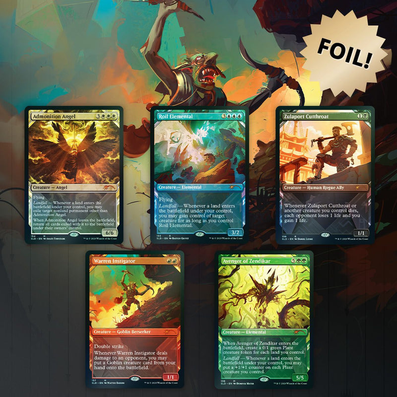 Magic: The Gathering TCG - Secret Lair Drop Series - Showcase: Zendikar Revisited - Foil Card Game Wizards of the Coast