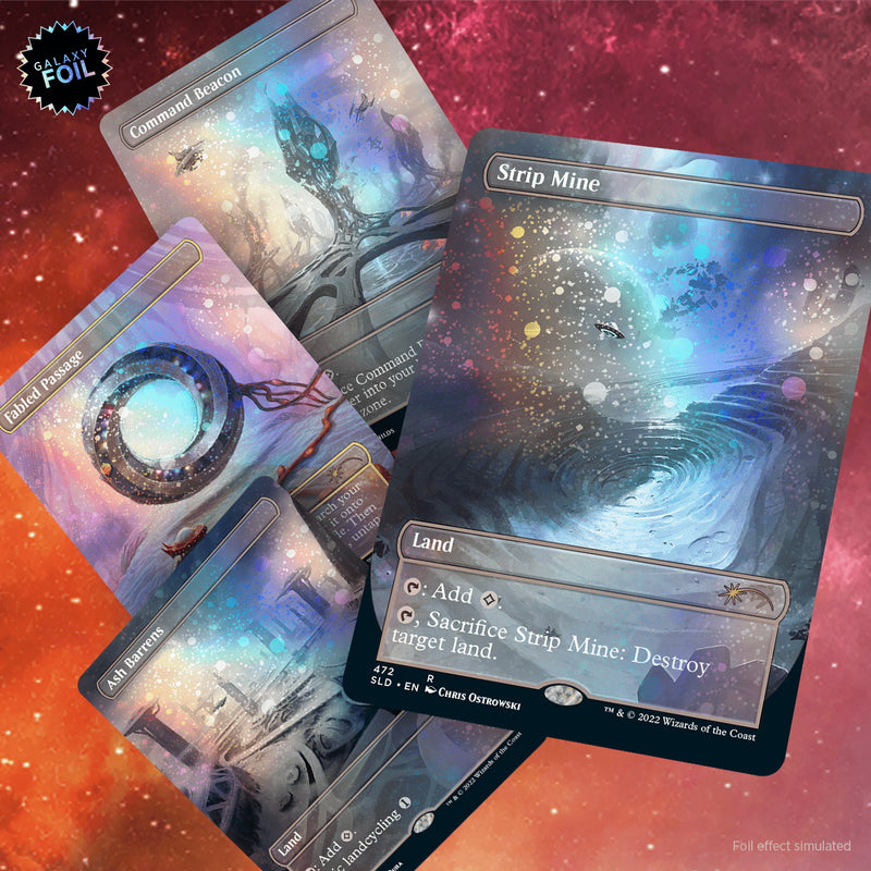 Magic: The Gathering TCG - Secret Lair Drop Series - Totally Spaced Out Galaxy - FOIL Card Game Wizards of the Coast